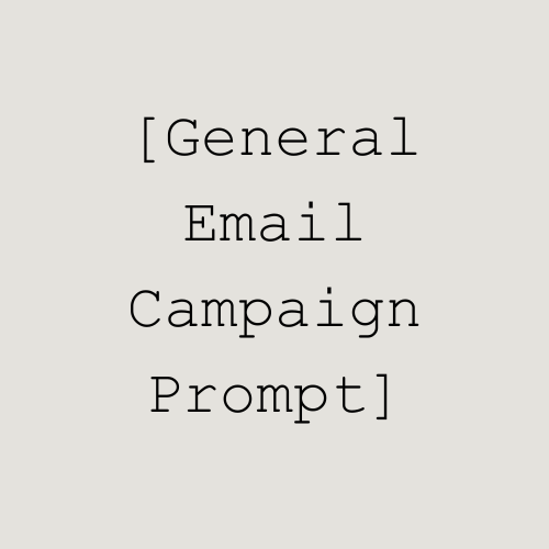 General Email Campaign Prompt